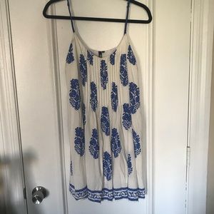 Blue and White Sundress